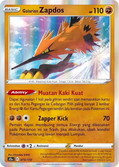 Galarian Zapdos