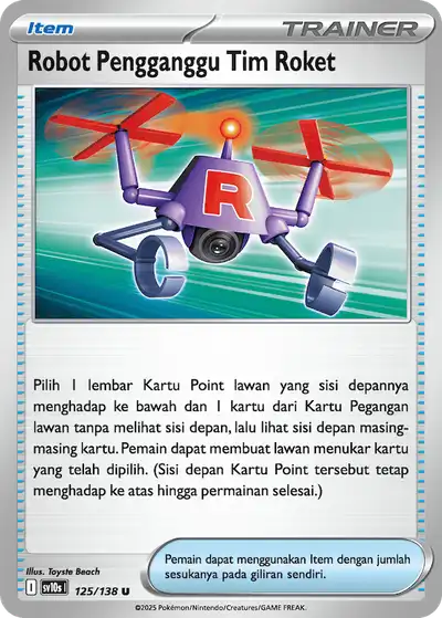 Robot Pengganggu Tim Roket
