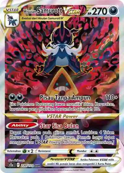 Hisuian Samurott VSTAR