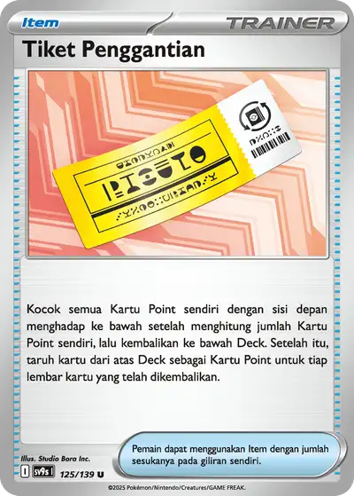 Tiket Penggantian